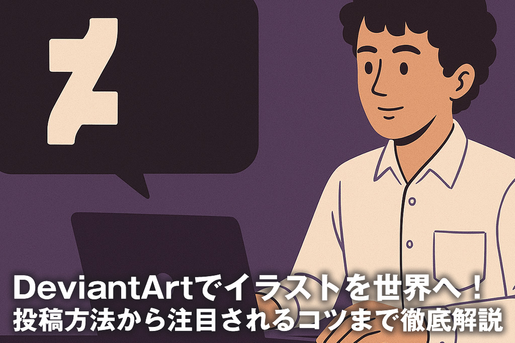 DeviantArtでイラストを世界へ！投稿方法から注目されるコツまで徹底解説