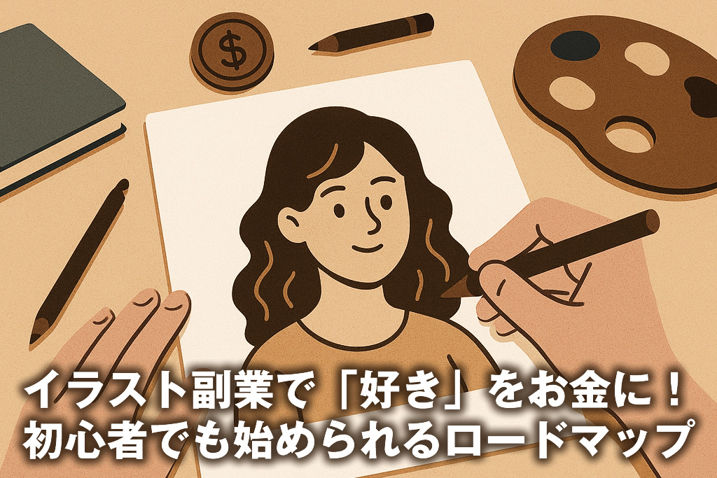 イラスト副業で「好き」をお金に！初心者でも始められるロードマップ