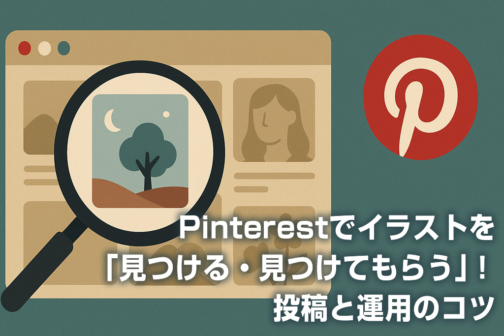 Pinterestでイラストを「見つける・見つけてもらう」！投稿と運用のコツ