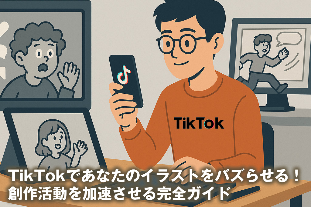 TikTokであなたのイラストをバズらせる！創作活動を加速させる完全ガイド