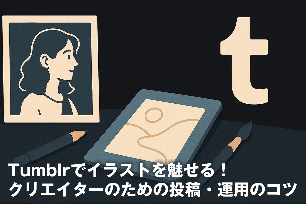 Tumblrでイラストを魅せる！クリエイターのための投稿・運用のコツ
