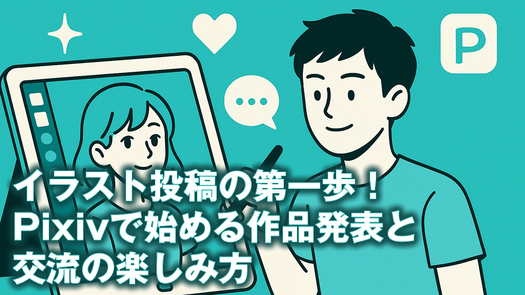 イラスト投稿の第一歩！Pixivで始める作品発表と交流の楽しみ方