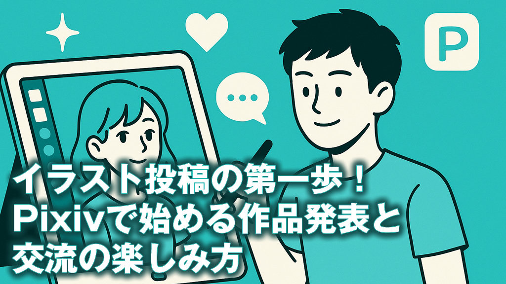 イラスト投稿の第一歩！Pixivで始める作品発表と交流の楽しみ方